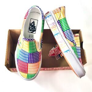 NIB VANS Classic Slip-On Pride Sneakers Shoes 5